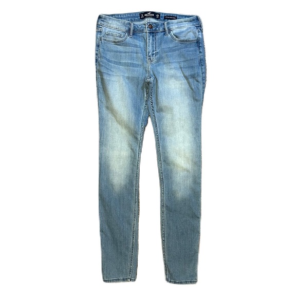 Hollister Low Rise Super Skinny Size 7L Medium Wash - Picture 1 of 8